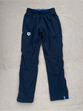 Arena Kids' Navy Joggers with Light Blue Accent
